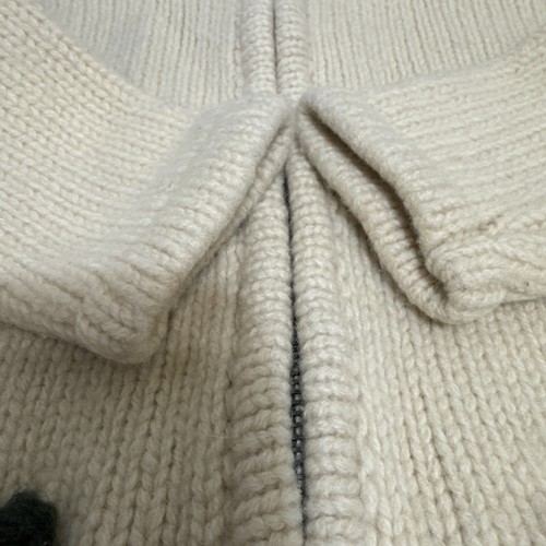 IRELANDS EYE Children's Kids M 100% Lambs Wool Cardigan Sweater Shamrock Zip GUC - Picture 10 of 11