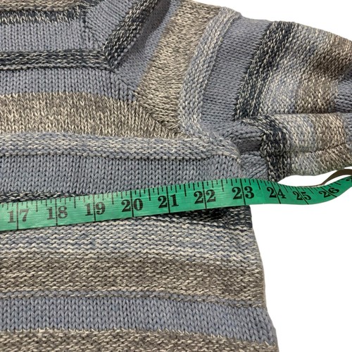 Maglione donna LL Bean maglia a righe taglie forti 3X - Foto 3 di 7
