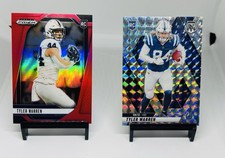 2025 Panini Mosaic & Draft Picks TYLER WARREN Red  RC /399 & Silver Mosaic Colts