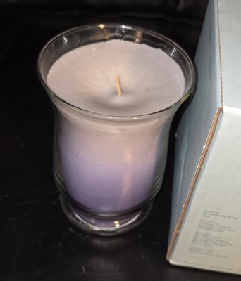 Partylite Blueberry Wisteria Bestburn Slim Hurricane Jar Candle NEW IN BOX