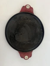 Princess House Mi Cocina 13" Comal Griddle 2251 As Is See Photos Red Cast Iron