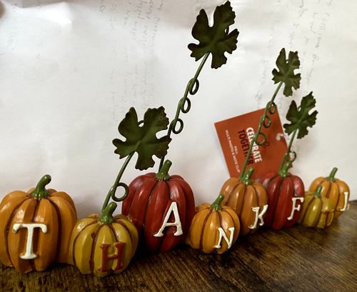 CELEBRATE TOGETHER Thanksgiving Fall Seasonal Pumpkin Home Decor - Bild 2 von 5