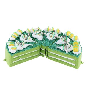Set-of-6-Artificial-Small-Cake-Realistic-Decorative-Food-Cake-Model-Green