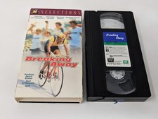Breaking Away VHS Tape 1979 Dennis Christopher Dennis Quaid Bicycle Movie VTG