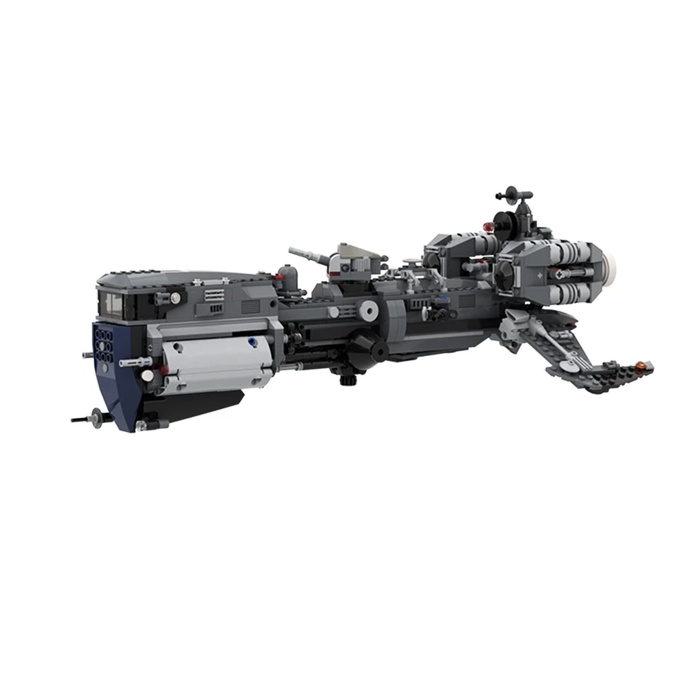 MOC: The Fast and Capable Spaceship with Exploration Buggy 929 Pieces DIY - Image 3 of 4