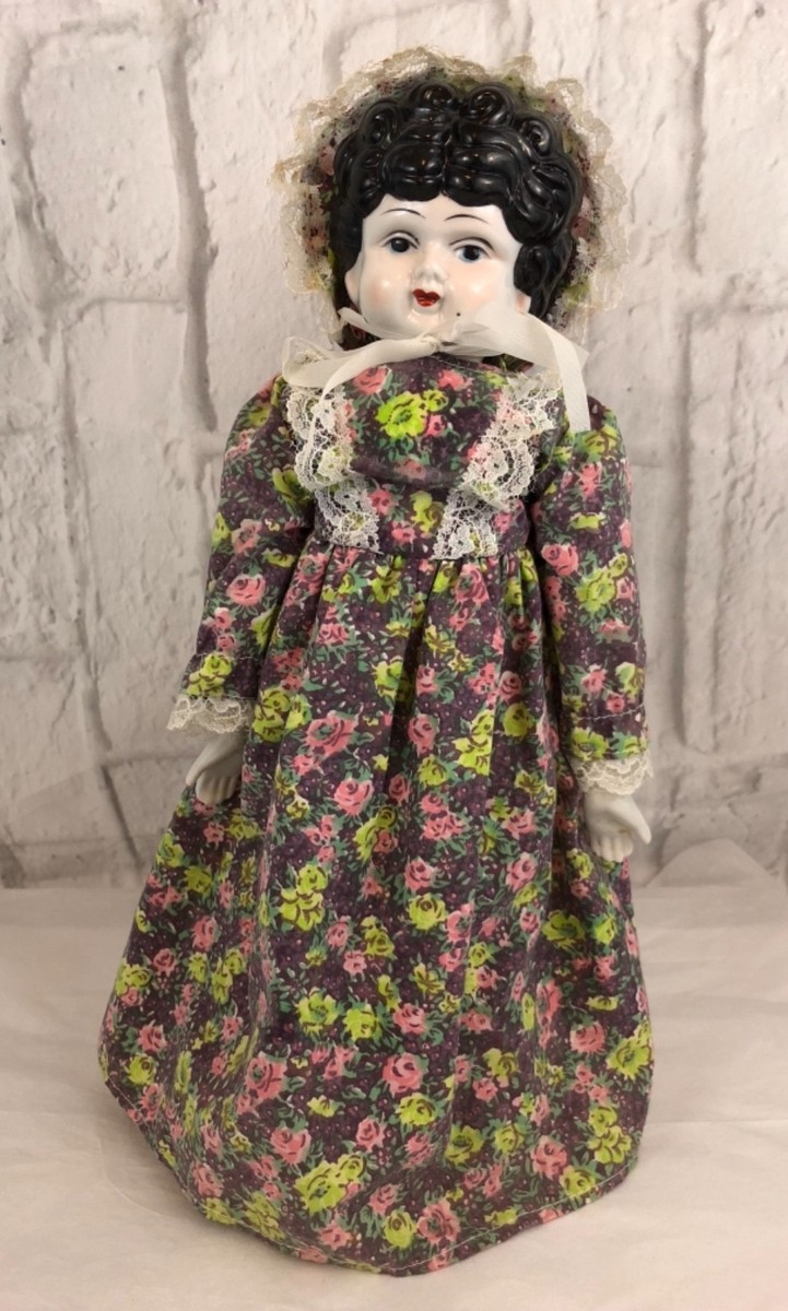 12 Inch Porcelain Doll ,Dolly ドール 人形 フィギュア Miniature Dolly Doll: 1⁄12 Scale White Metal Dollhouse Doll (4.5cm