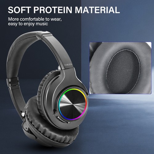 Bluetooth Headphones Over Ear, 40H Playtime Wireless Headphone with 3 EQ Mode - Picture 3 of 8