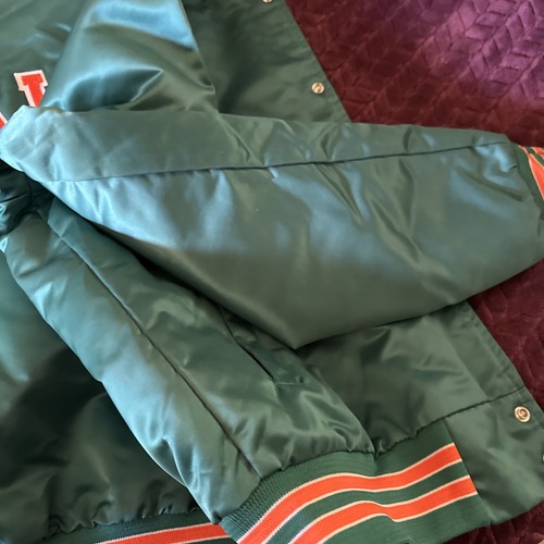 Vintage Size Small Satin Bomber Style Miami Dolphins Jacket - Picture 13 of 15