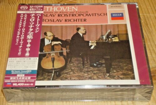 Beethoven komplette Cellosonaten CARSCAPOVICH audiophil DECCA 2x SHM-SACD NEU