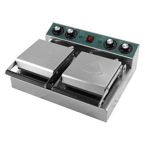 2000W Stainless Steel Double Sandwich Machine Press Grill Making Machine image