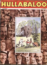 Hullabaloo 12/1931 First issue-Chon Day art-Cisco Kid-Rare Magazine