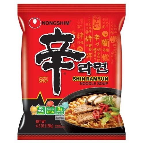 Nong Shim Shin Ramyun Nudel 農心辛拉麵 120gx4/Pack - Bild 2 von 6
