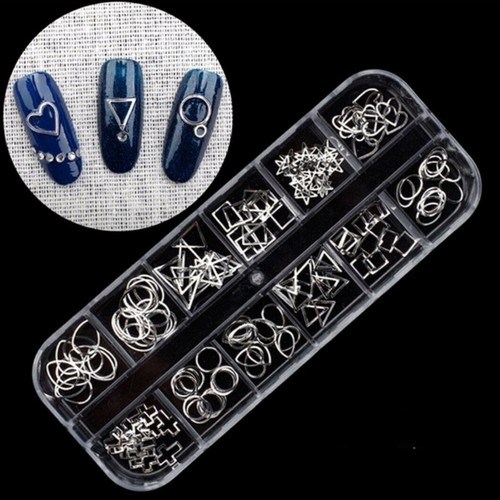 Nail Art Rhinestones Crystals Gems Beads Charms Pearl Glitter 3D Sequins Foil UK - Picture 31 of 78