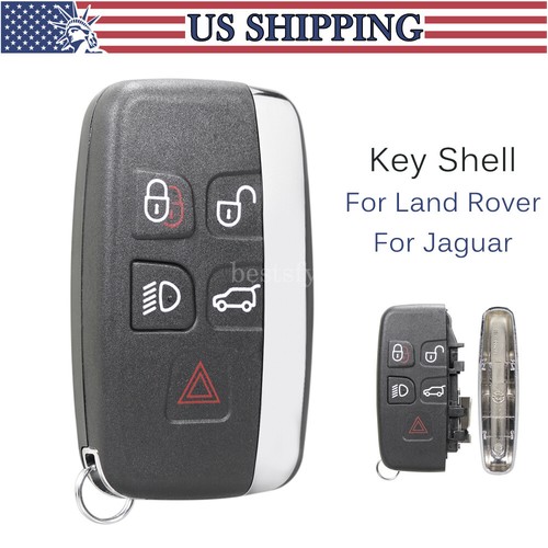 Key Fob Shell Case For Land Rover LR4 LR2 Range Rover Sport Evoque 2010 - 2016 - Foto 1 di 8