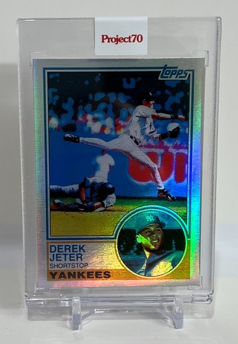 Derek Jeter Topps Project 70, Card 334 by Matt McCormick - RAINBOW FOIL 09/70; - Picture 2 of 5