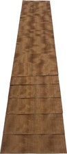 Makore Pommele Quilted Figured Wood Veneer: 6 Sheets ( 23" X 7.5” ) 7 Sq Ft