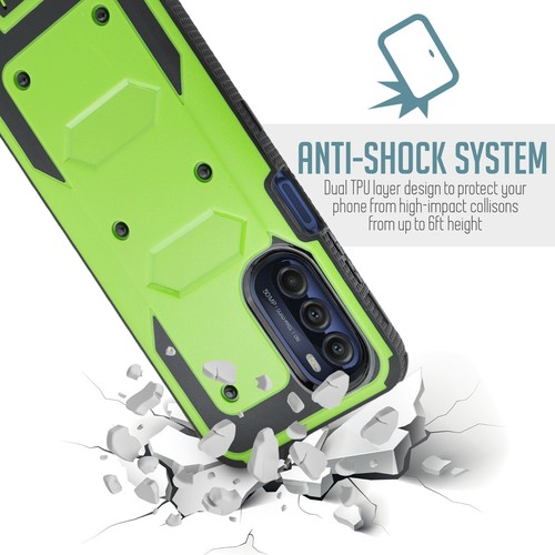 Bundle+For Moto G Stylus 5G (2022) Holster Belt Clip Built In Screen Phone Case - Picture 14 of 15
