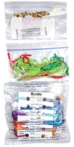 Bucilla Kreuzstich Set 84099 Stocking Twas The Night Before Christmas geöffnet Neu - Bild 11 von 12