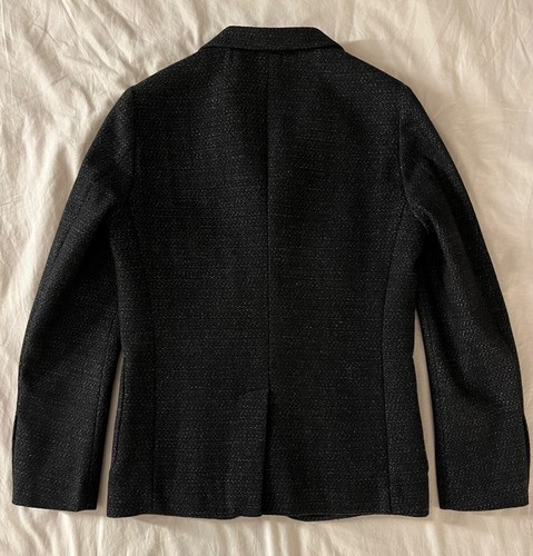 Scotch & Soda Woll-Sakko Blazer Gr. S 46 schwarz strukturiert Pfeffer Salz Wolle - Bild 9 von 11
