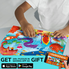 30 Piece Floor Jigsaw Puzzles for Kids | Polar, Farm, Ocean & Safari Animals 4