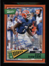DUKE DAWSON 2018 PANINI CLASSICS ORANGE ROOKIE AUTOGRAPH AUTO #11/25 AY244