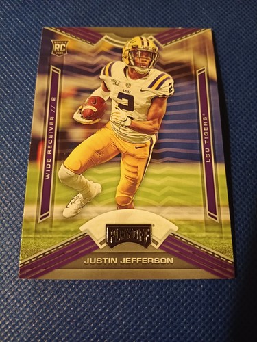  2020 JUSTIN JEFFERSON PANINI PLAYOFF NFL ROOKIE CARD RC #9 MINNESOTA VIKINGS  - Picture 1 of 2