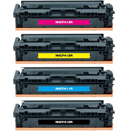 NON-OEM HP Ink Toner CMYK 4PK LaserJet M452nw For CF410A CF411A CF412A CF413A