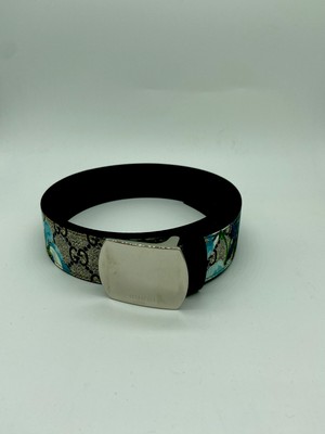 gucci blue bloom belt
