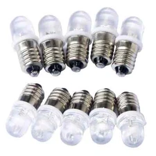 10pcs E10 Screw DC12V Warm White Spot Led Bulb Light DC12V Warm White