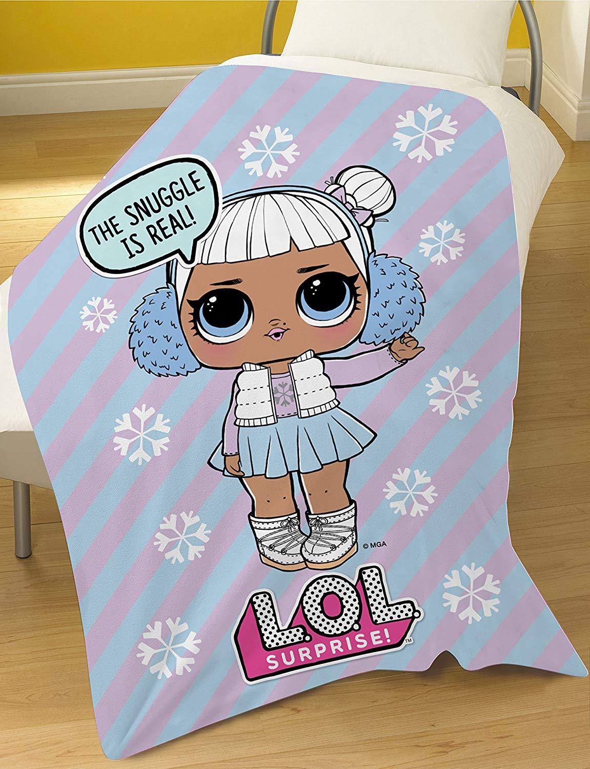 EXTRA LARGE Lol Surprise Fleece Blanket Super Soft Girls Kids Childrens Throw eBay