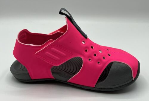 Nike Sunray Protect 2 (TD) Hyper Pink/Fuchsia Toddler Girl's Sandals-Size 7C - Picture 3 of 9