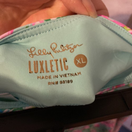 NWT Lilly Pulitzer Luxletic Corrine Skort Surf Blue So Shellegant XL - Picture 9 of 10