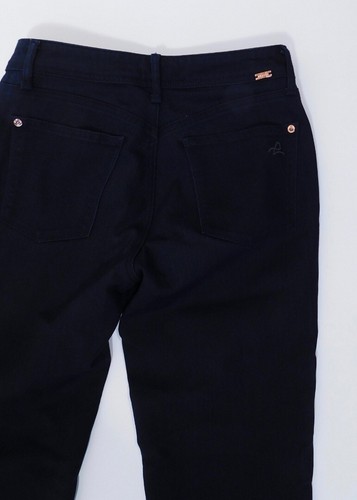 DL1961 Women's Dark Wash Bardot High Rise Cropped Flatiron Jean Sz 27 - Picture 4 of 9
