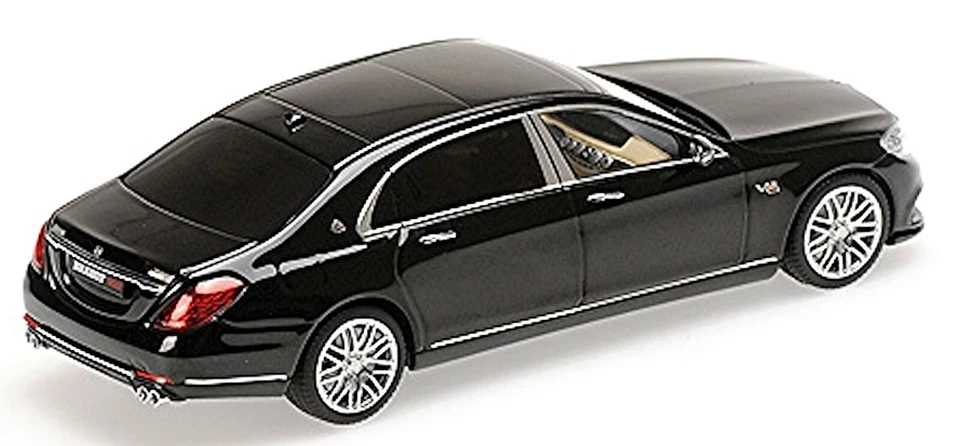 Maybach Brabus 900 Base Mercedes-Benz Maybach S 600 2016 Nero 1:43 Minichamps - Immagine 2 di 4