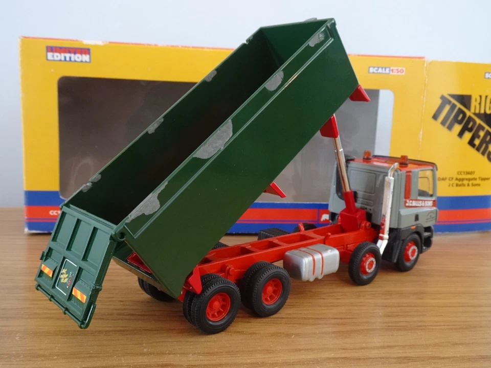CORGI CLASSICS J.C.BALLS & SONS DAF CF RIGID TIPPER TRUCK MODEL CC13607 1:50 - Image 4 of 4