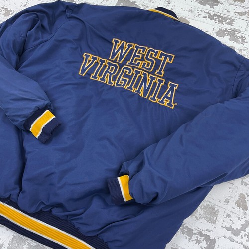 Giacca alpinisti West Virginia vintage uomo XL bomber WVU anni 90 made in USA cucita - Foto 4 di 17