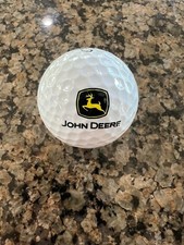LOGO GOLF BALL-ORIGINAL JOHN DEERE TRACTORS-YELLOW/BLACK-OLDER LOGO