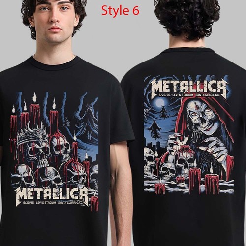 Metallica M72 Santa Clara, CA 2025 At Levi’s Stadium On June 20 And 22 T-Shirt - Picture 7 of 20