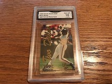 1995 Classic Assets Phone Cards $2   Barry Bonds  GMA 10  GEM MINT