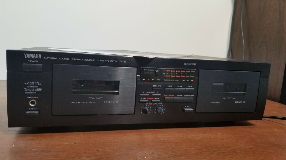 Vintage Yamaha K-98 Natural Sound Double Cassette Deck