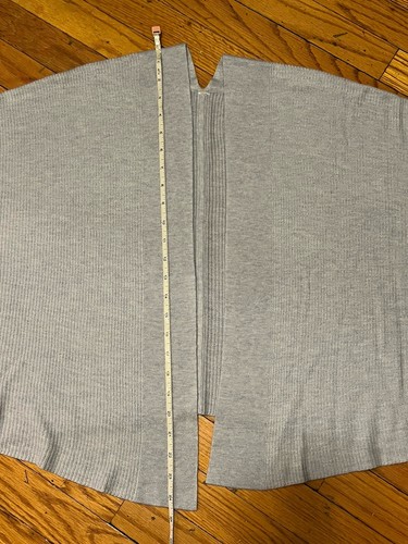 Lululemon Lululemon Boxy Cashlu Knit Wrap Cardigan Heathered Pastel Blue Sz M/L - Picture 9 of 14