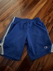 champion blue boys basketball shorts size small 
