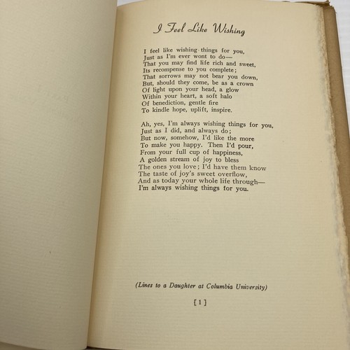 Printer-Poet of Dallas Texas I Feel Like Wishing William Henry Lamar 1942 HC - Picture 11 of 11