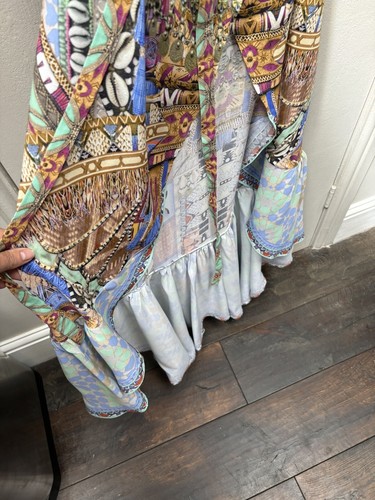 New £429 Camilla Franks Long Sleeve Wrap Dress XS Uk 8 Go Your Own Way Viscose - Picture 12 of 14