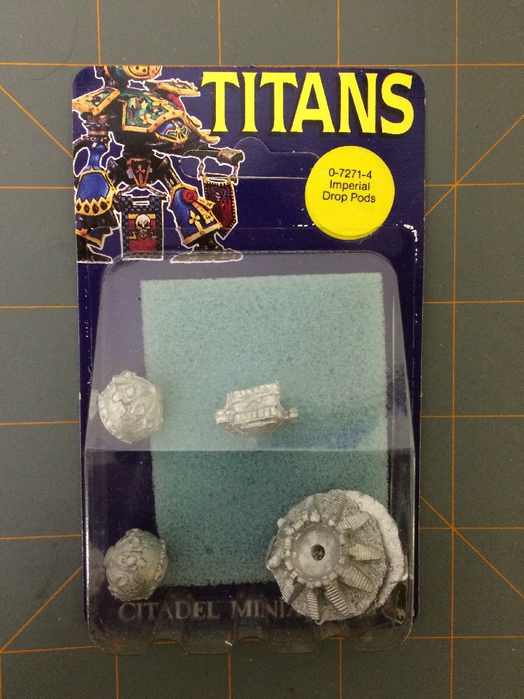 Citadel Miniatures TITANS Imperial Drop Pods new Sealed Citadel Miniatures TITANS Imperial Drop Pods new Sealed