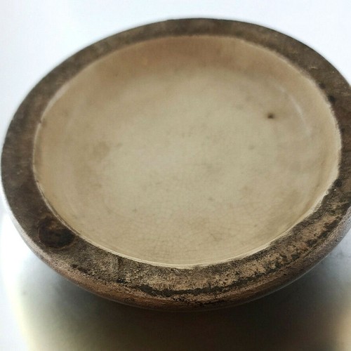 JARRÓN ANTIGUO PINTADO A MANO CON ORO APLICADO 16" DE ALTO - Imagen 12 de 12