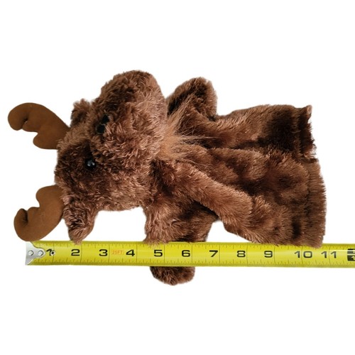 Elch Plüsch Handpuppe von Polarkreis Stofftier Geweih Spielen - Bild 6 von 6
