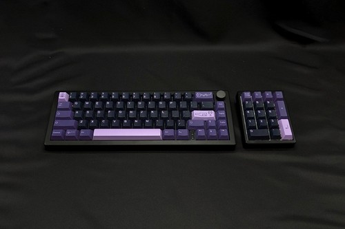 65% + Numpad Muted Mechanical Keyboard | Kang White Linear | First Love Keycaps - Picture 6 of 24