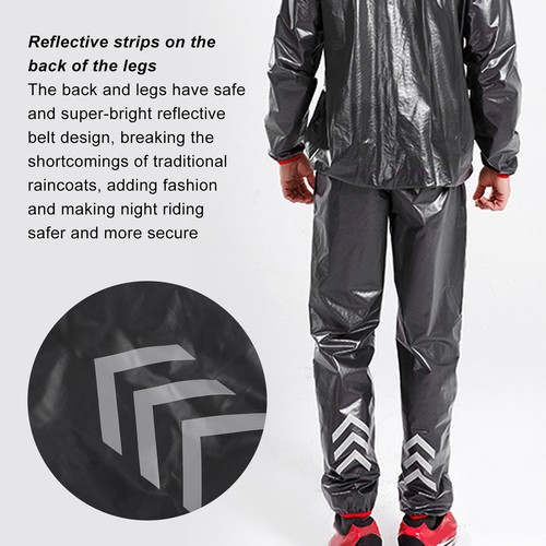 L Waterproof Rain Over Pants Rainproof Reflective Trousers For Labor Cycling ZO - Picture 12 of 23