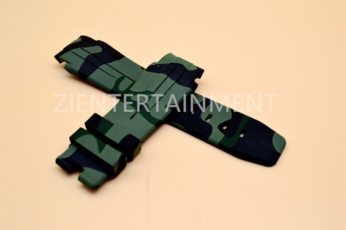 20 mm Camouflage Silikon Kautschuk passend für Rolex GMT Sub Yatch Master - Bild 19 von 21